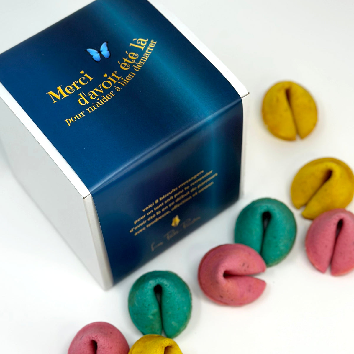 Pour les éducatrices! Boîte de 8 biscuits messagers