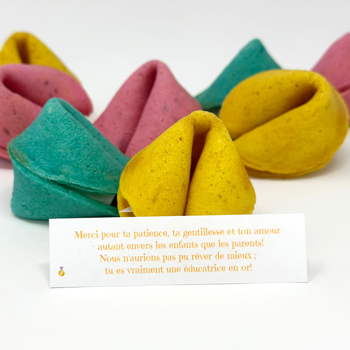 Pour les éducatrices! Boîte de 8 biscuits messagers