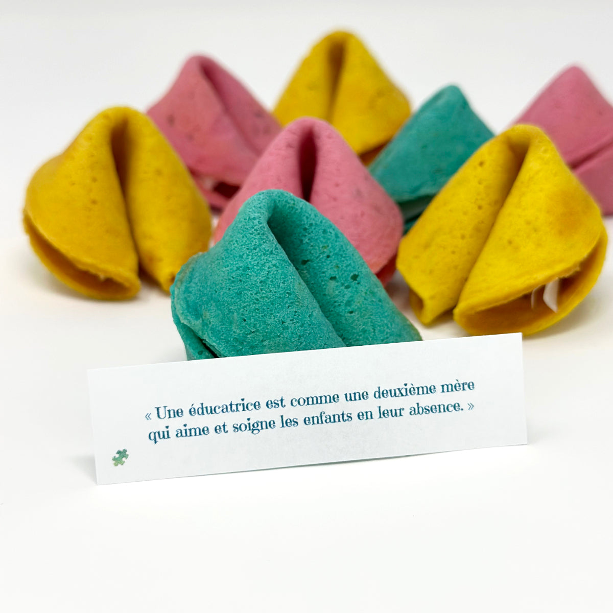 Pour les éducatrices! Boîte de 8 biscuits messagers