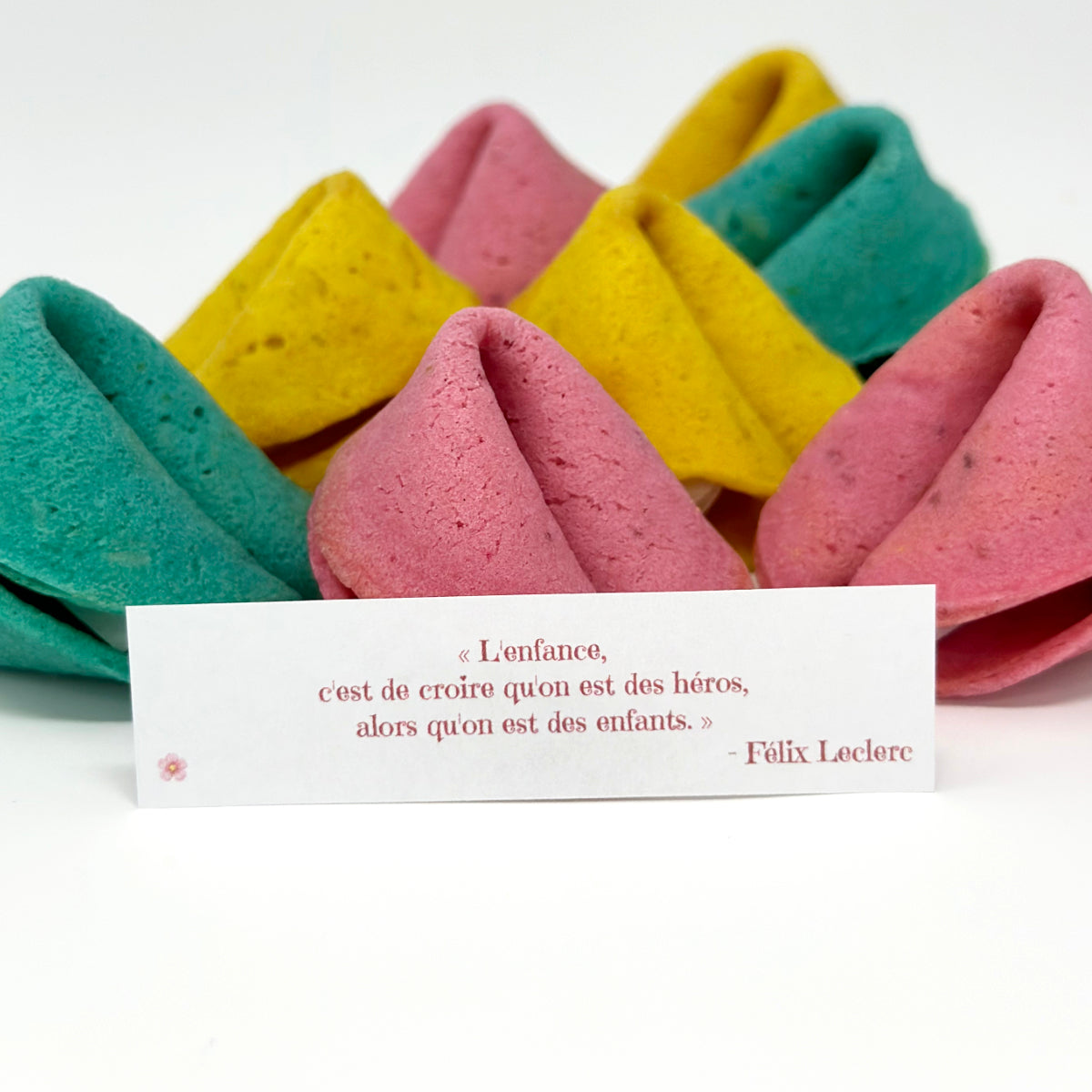 Pour les éducatrices! Boîte de 8 biscuits messagers